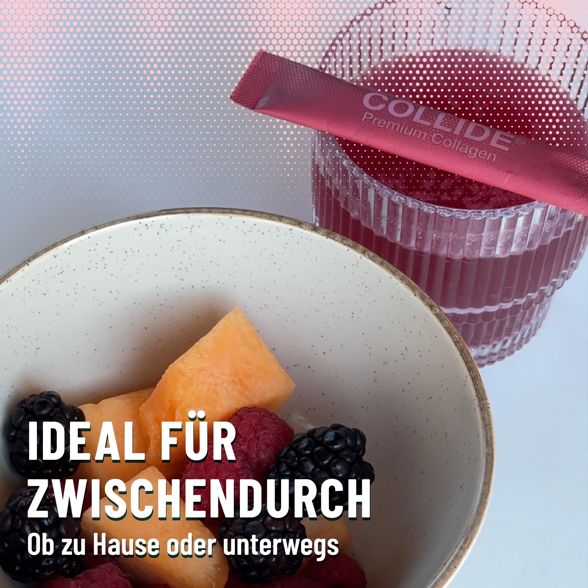 COLLIDE Kollagen-Hyaluronsäure Pulver - 🍒 cherry flavour