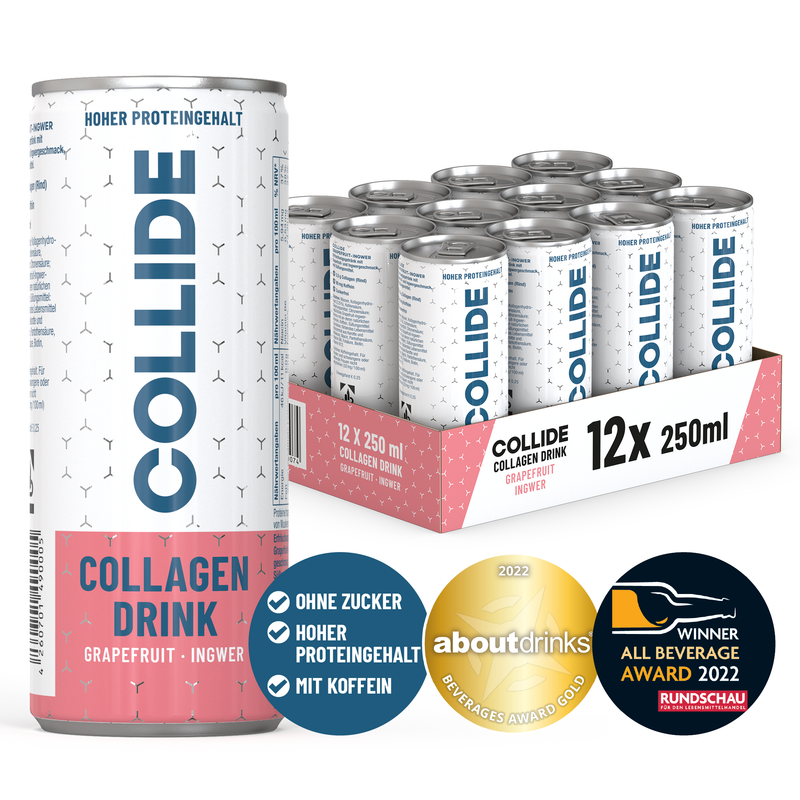 Kollagen Drink: Grapefruit-Ingwer 12x250ml