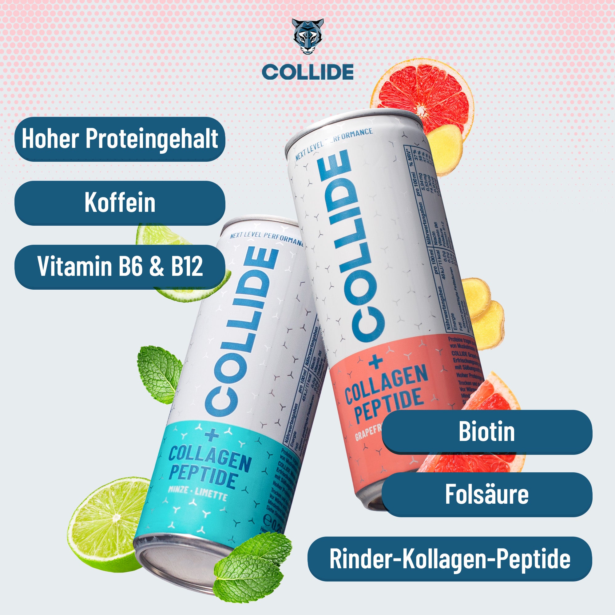 COLLIDE (MHD 13.05.25) Kollagen Drink: Probierpaket