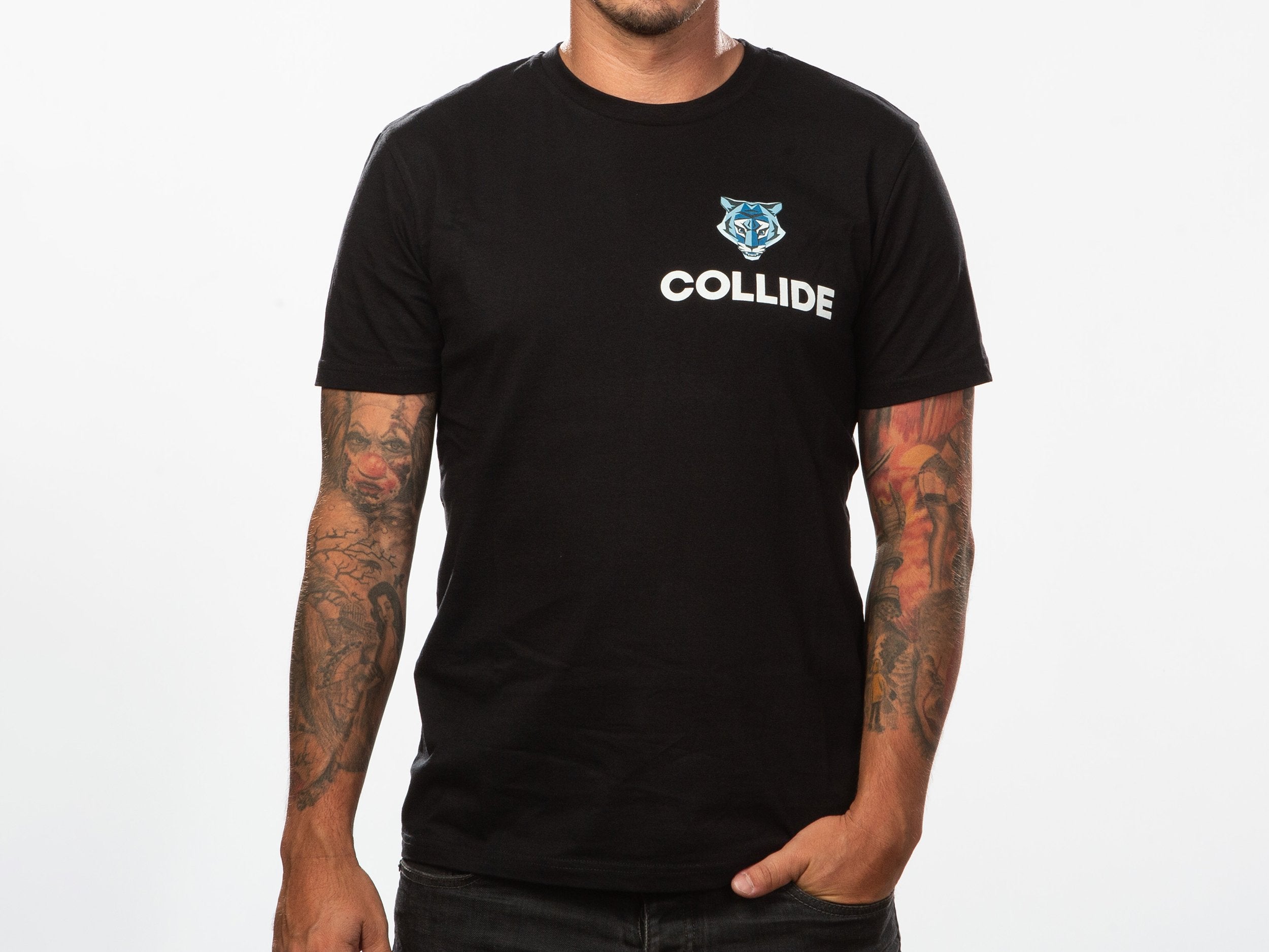 T-Shirt COLLIDE schwarz