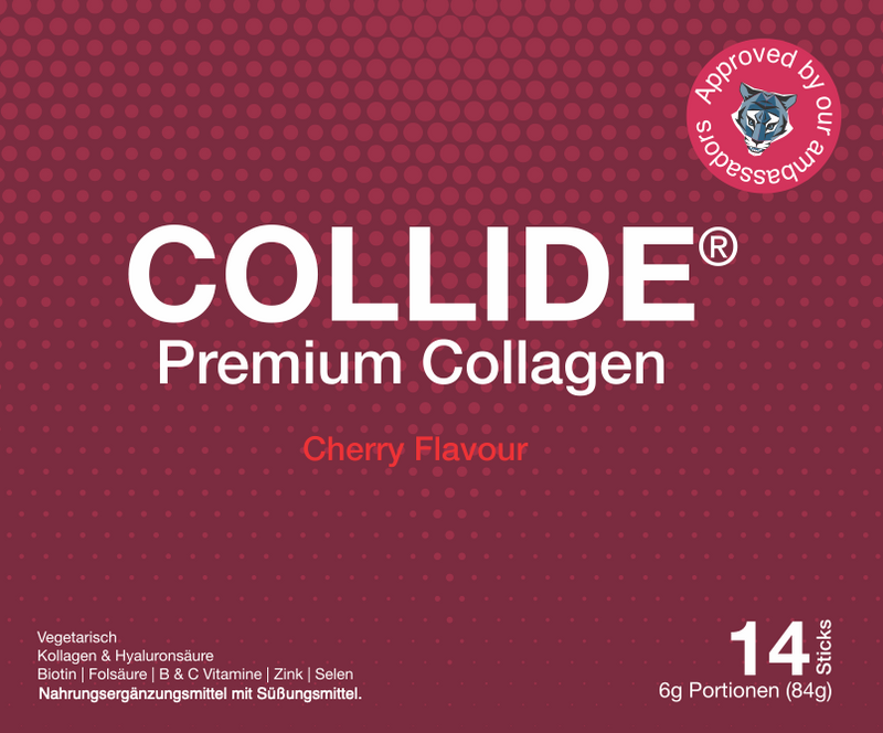 Vegetarisches Collagen Pulver mit Kirschgeschmack (14 Sticks)