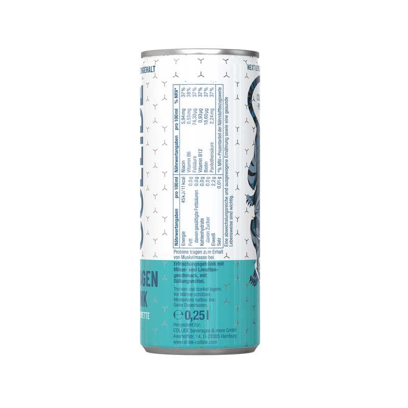 12x Collagen Drink: Minze-Limette 250ml