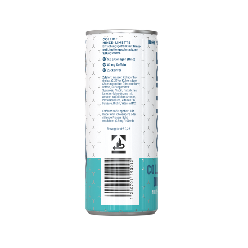 12x Collagen Drink: Minze-Limette 250ml