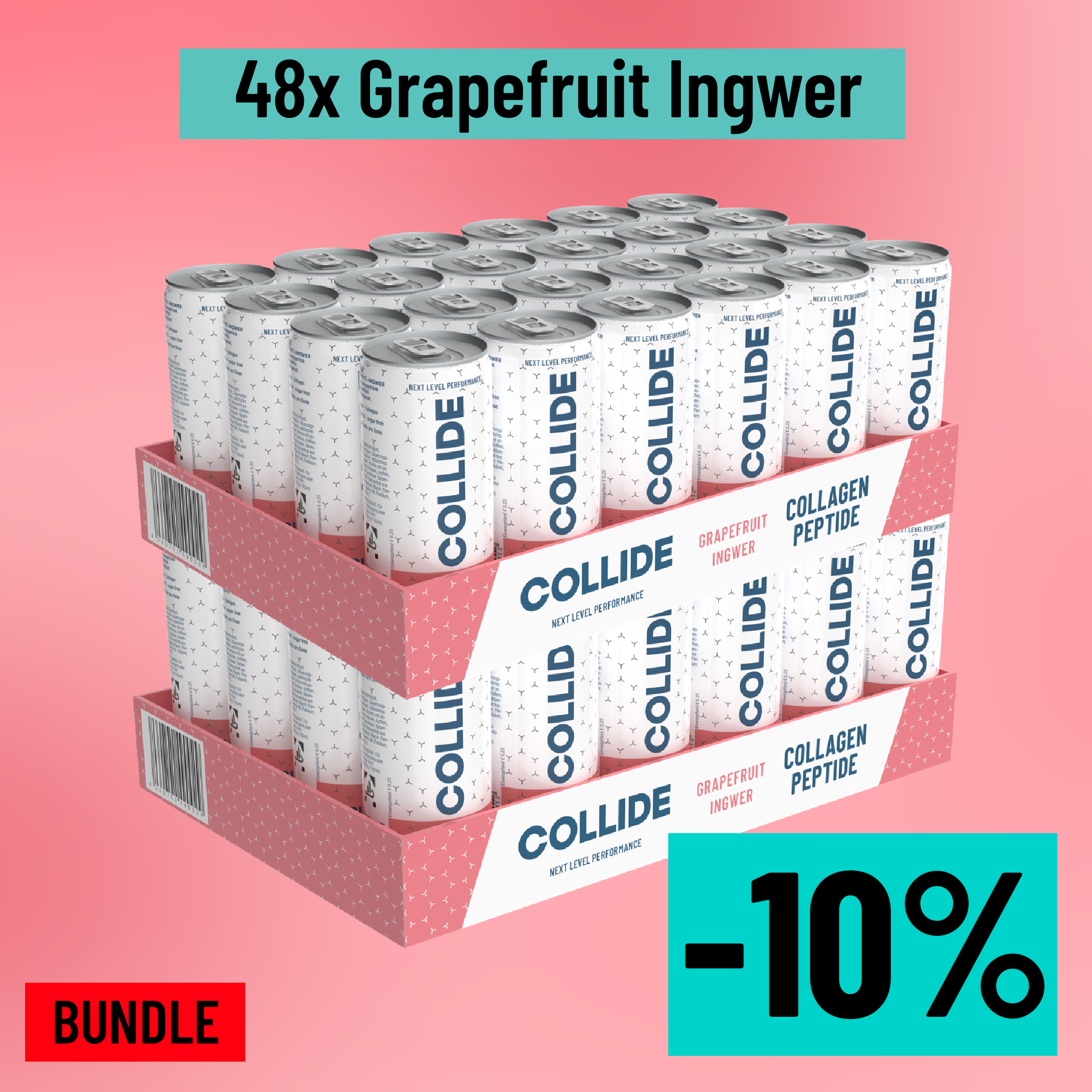 SPAR-Bundle 48x COLLIDE Grapefruit-Ingwer