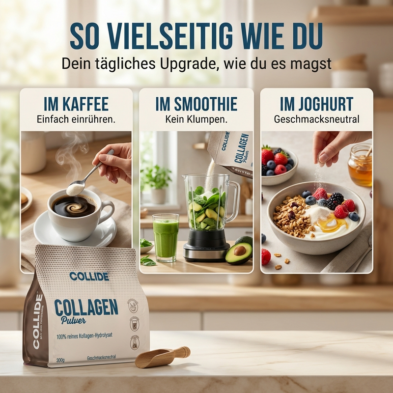 Reines Kollagen Pulver – Geschmacksneutral (100 % Rind)